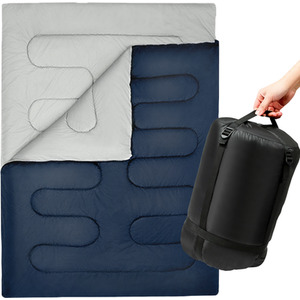 King Size Double Sleeping Bag - Navy by SUNMER