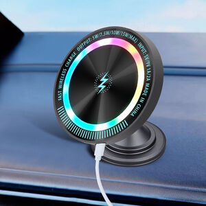 MagSafe Compatible Magnetic Wireless Car Charger Mount - Black