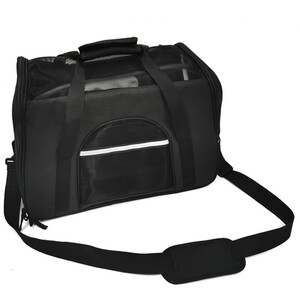 Collapsible Pet Carrier - Black by Clever Paws
