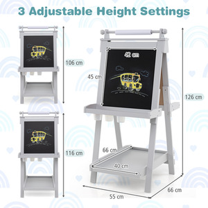 3-in-1 Double-sided Art Easel by Costway
