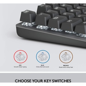 Logitech K845 Mechanical Illuminated Keyboard - Black by Logitech