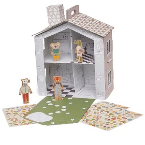 Crayola Colour and Build Doll House - White by Crayola