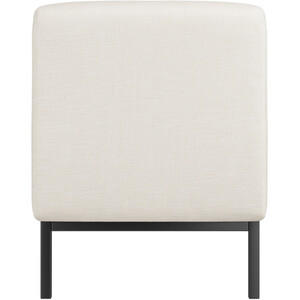 Serena Ivory Bench - Ivory and Black