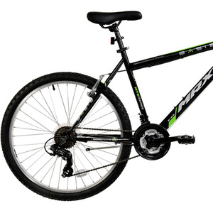 Basis MRX Pro Adult's Hardtail MTB, 26In - Black/Green by Basis