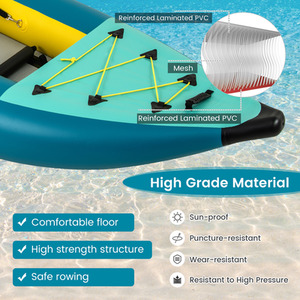 Inflatable Kayak Set by Costway