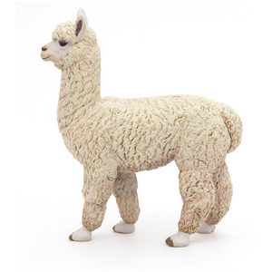 PAPO Wild Animal Kingdom Alpaca Toy Figure - White by PAPO