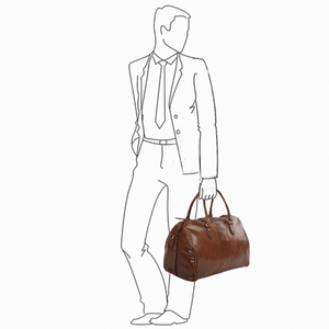 Medium Weekend Leather Holdall - Harry by Ashwood Leather
