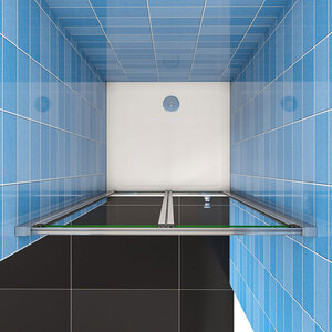 Frame Bifold Door by AicaBathroom