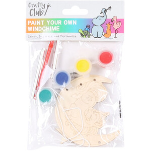 Paint Your Own Wind Chime Craft Kit by Crafty Club