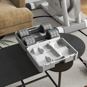 SPORTNOW Adjustable Weights Dumbbells Set with Storage Box - N/A by SPORTNOW