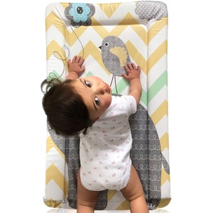 Baby Changing Mat - Elephant Chevron With Green / Elephant Chevron With Green by Babycurls