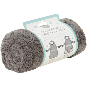 2 in 1 Microfibre Drying Apron - Grey