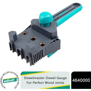 wolfcraft Dowelmaster Dowel Gauge for Wood Joints with Dowel Pins - Dowelmaster by wolfcraft