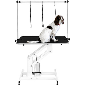 Hydraulic Pet Dog Grooming Tables Height Adjustable by Monster Shop