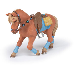 PAPO Horse and Ponies Young Rider's Horse Toy Figure - Black by PAPO