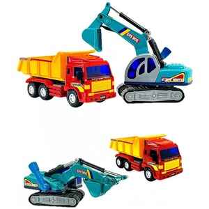 Big-Daddy Friction Powered Lorrys Toy Truck - Multi / Digger and Dump Truck by Big Daddy