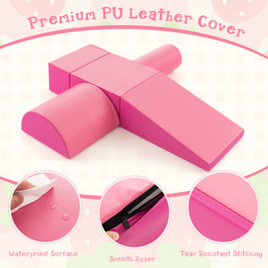 5 Pcs Kids Climb and Crawl Activity Playset by Costway