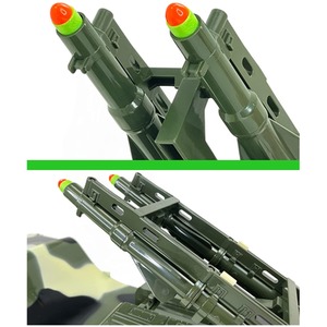 Military Missile Transport Army Truck With Shooting Missiles New Edition - Camouflage / Anti Aircraft Twin Missile by Big Daddy