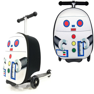 Children's Suitcase with Fold Down Scooter by Groundlevel