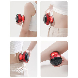 Electric Cupping Therapy Massager Set - Red