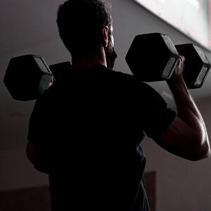 Phoenix Fitness Hex Dumbbell Pair - Black / 25kg by Phoenix Fitness