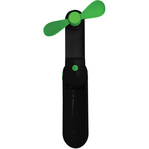 Rechargeable Handy Fan with Power Bank - Black by BREEZE IT