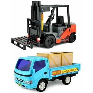 Big Daddy Construction Fully Functional Tractor Lorry Toy Trucks Cars - Multi / Workload and Pallet Combo by Big Daddy