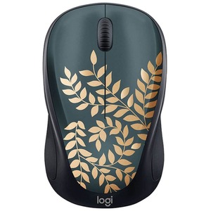 Logitech Wireless Optical Mouse - Black/Gold / Golden Garden by Logitech