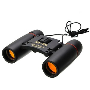 Folding Binoculars with Night Vision - Black