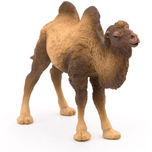 PAPO Wild Animal Kingdom Bactrian Camel Toy Figure - Brown by PAPO