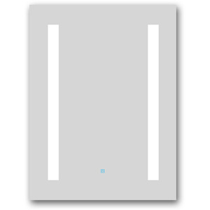 LED Bathroom Mirror with Socket, Dimmable by AicaBathroom