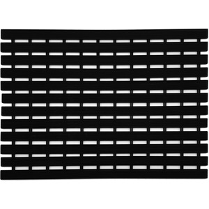 PVC Duck Board Shower Mat - Black by Nicoman