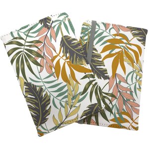 Tropical Leaves Passport Cover - Green by Warren Reed - Designer