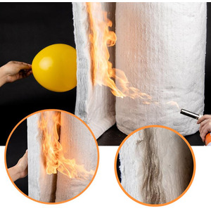 Ceramic Fiber Blanket Fire Insulation - White / 25mm by Livingandhome