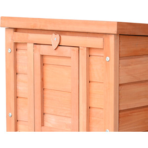 PawHut Wooden Pet Hutch Small Animal House by PawHut