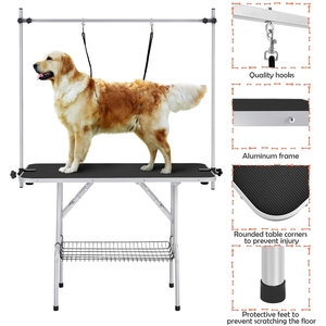 Yaheetech Dog Grooming Table with Adjustable Arm - Black by Yaheetech