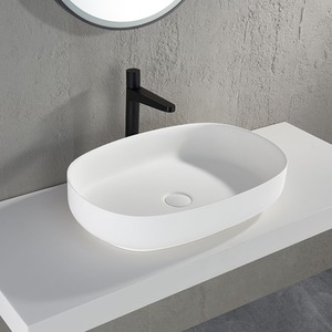Cadiz Countertop Matt Stone Basin - White by Fino Stone