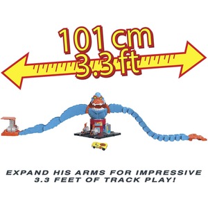 Hot Wheels City Toy Car Track Set, Gorilla Grapple Playset - Multicolour by Hot Wheels