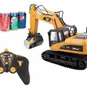 Remote Control Excavator Timber Grabber - Yellow by Big Daddy