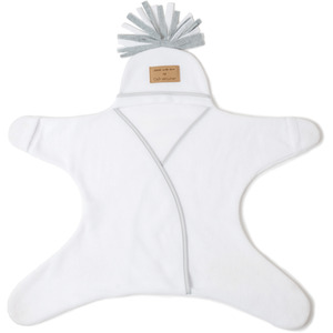 Star Fleece Baby Wrap Blanket by Clair de Lune