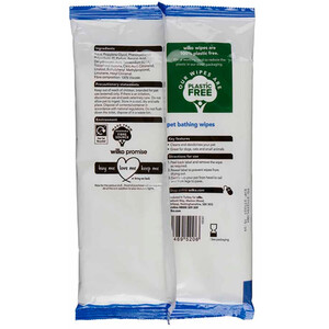 Pack of 10 Plastic Free Pet Bathing Wipes