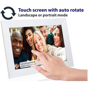 Gallery10 WiFi Digital Photo Frame 10 Inch - White by Grouptronics