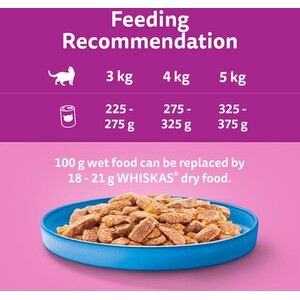 Whiskas 1+ Cat Food Tins in Jelly - Ocean Menu by Whiskas