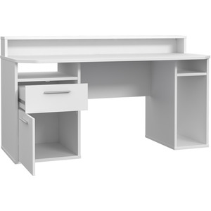 Power Z Gaming Desk White - White by Flair