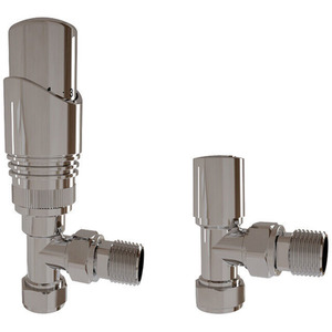 Thermostatic Angled Valves set - Chrome