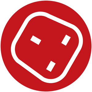 Brennenstuhl Hugo! 4-way Extension Lead - Red by Brennenstuhl Hugo