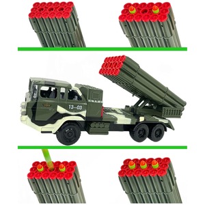 Military Missile Transport Army Truck With Shooting Missiles New Edition - Camouflage / Long Range Missile by Big Daddy