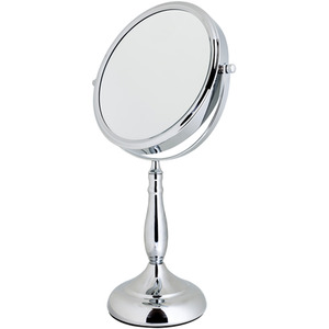 Vidos Vanity Reversible 7x Magnification Table Mirror - Silver by Showerdrape