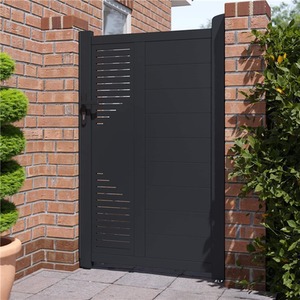 Avalon Pedestrian Decorative Aluminium Garden Gate - Anthracite Grey / 158cm by BillyOh