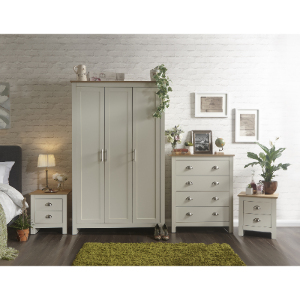 Lancaster Four Piece Bedroom Set - Cream by GFW